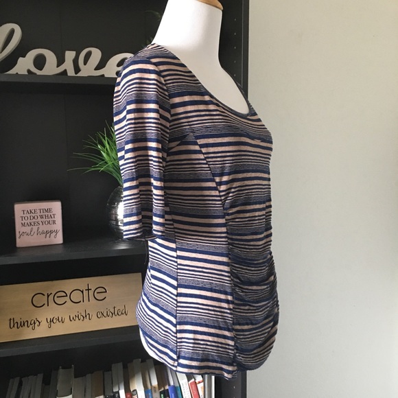 ✨️4/$25 SALE✨️PLEIONE stripe top. MP - Picture 4 of 9